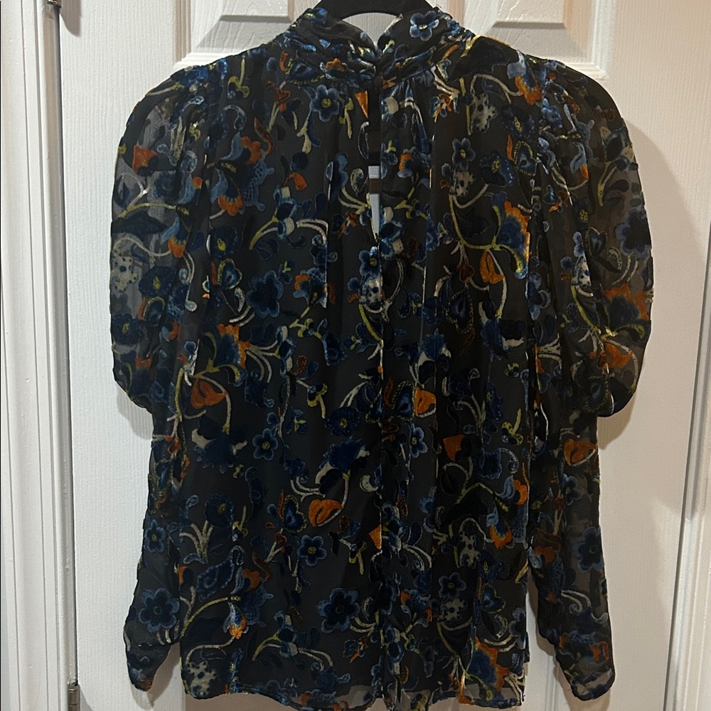 French Connection floral overlay Women's Top - Picture 4 of 8